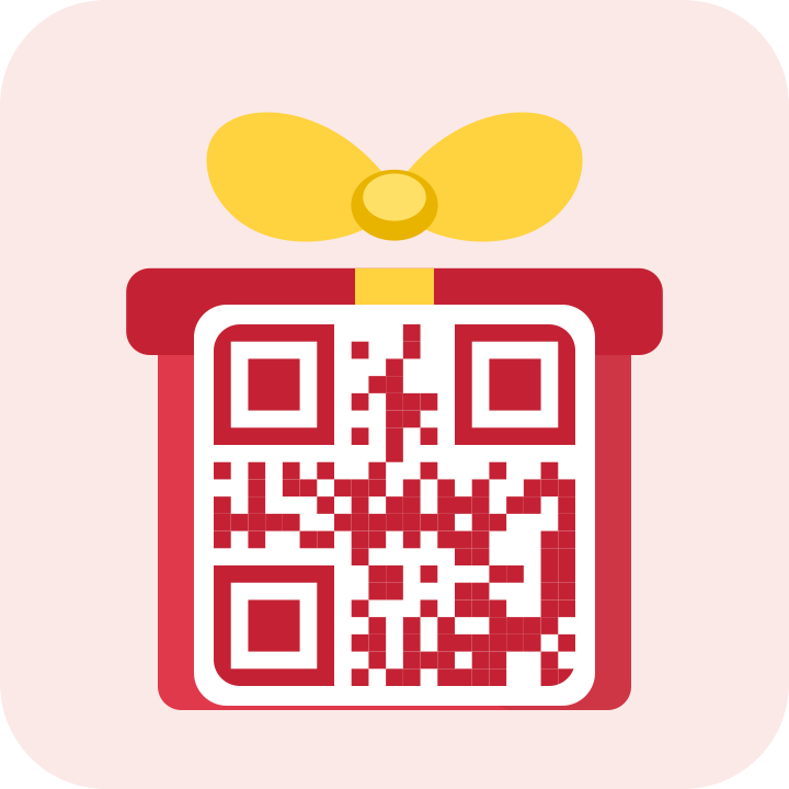 Gift box QR code