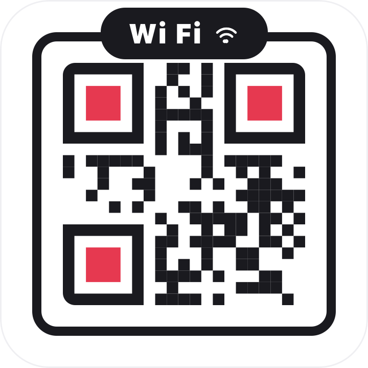 Wi-Fi QR code