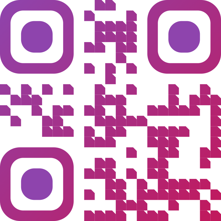 Violet styled QR code